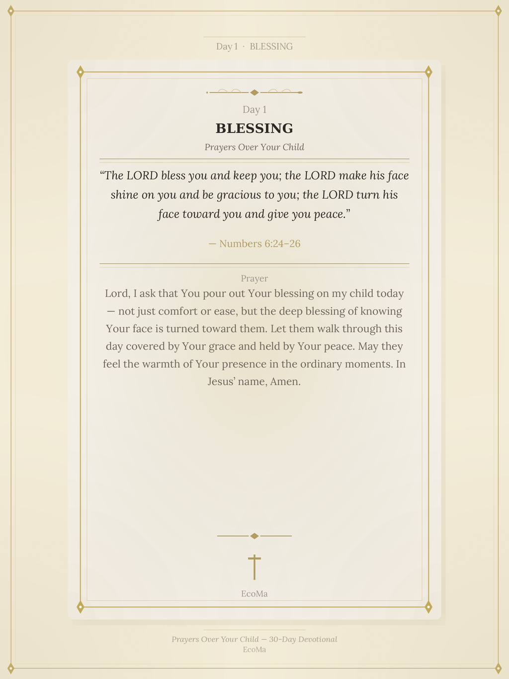 Blessed Beginnings Gift Set — 5 Organic Onesies + Parent Prayer Deck