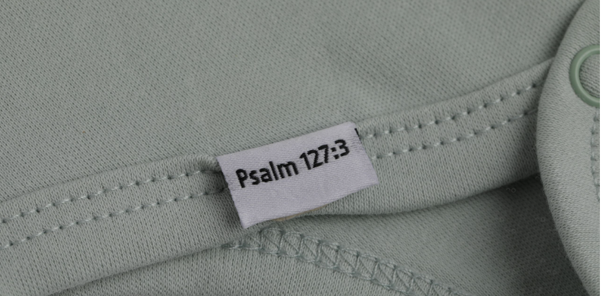 Psalm 127:3 Organic Cotton Baby Onesies – 5 Pack Christian Gift Set